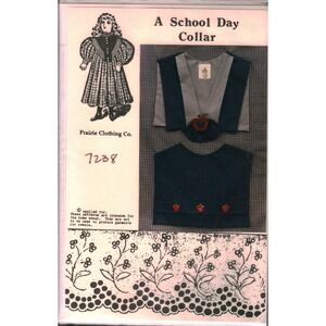 Prairie Clothing Co 7238 A School Day Collar Sewing Pattern One Size Fits All